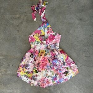 ROCOCO SAND 🐚 Aster Mini Halter Dress NWT